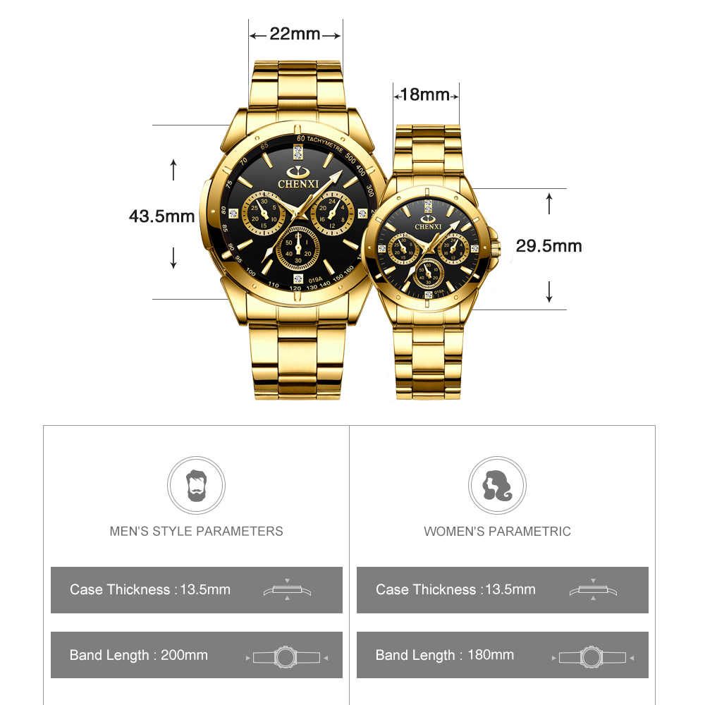 CHENXI Jam Tangan Kuarsa Pasan - Mens Fashion In 1920 ulasan dan harga