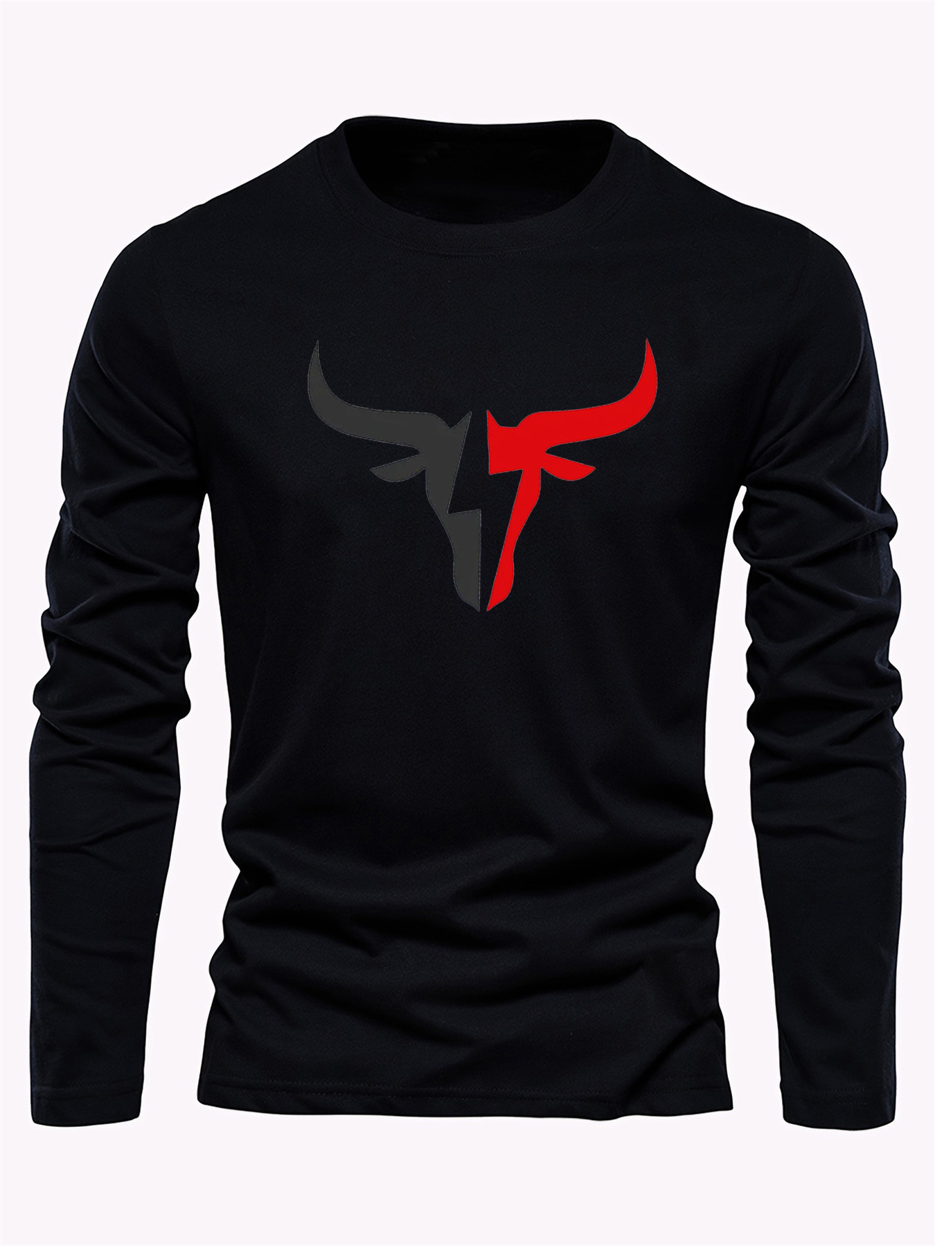 Kaos Lengan Panjang Pria Warna - Quality Men'S Fashion ulasan dan harga