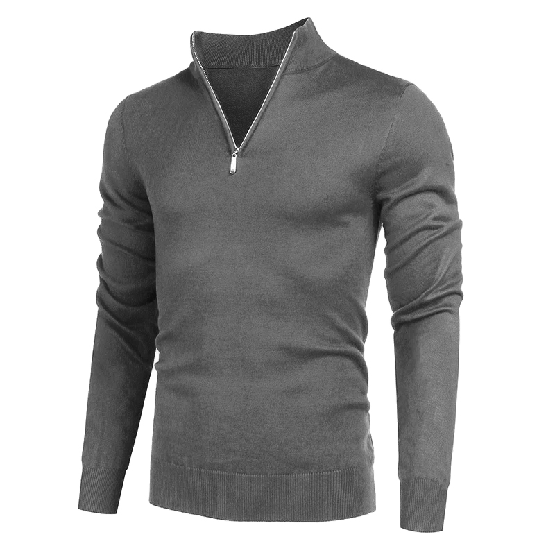 Musim gugur Pria Turtlenecks S - Men'S Fashion Zip Sweater ulasan dan harga