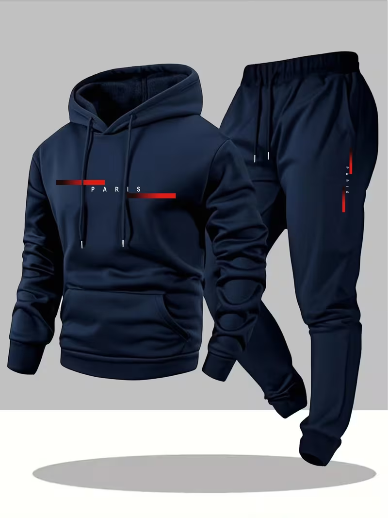 Set Hoodie dan Celana Thermal  - Men'S Fashion Hoodie ulasan dan harga