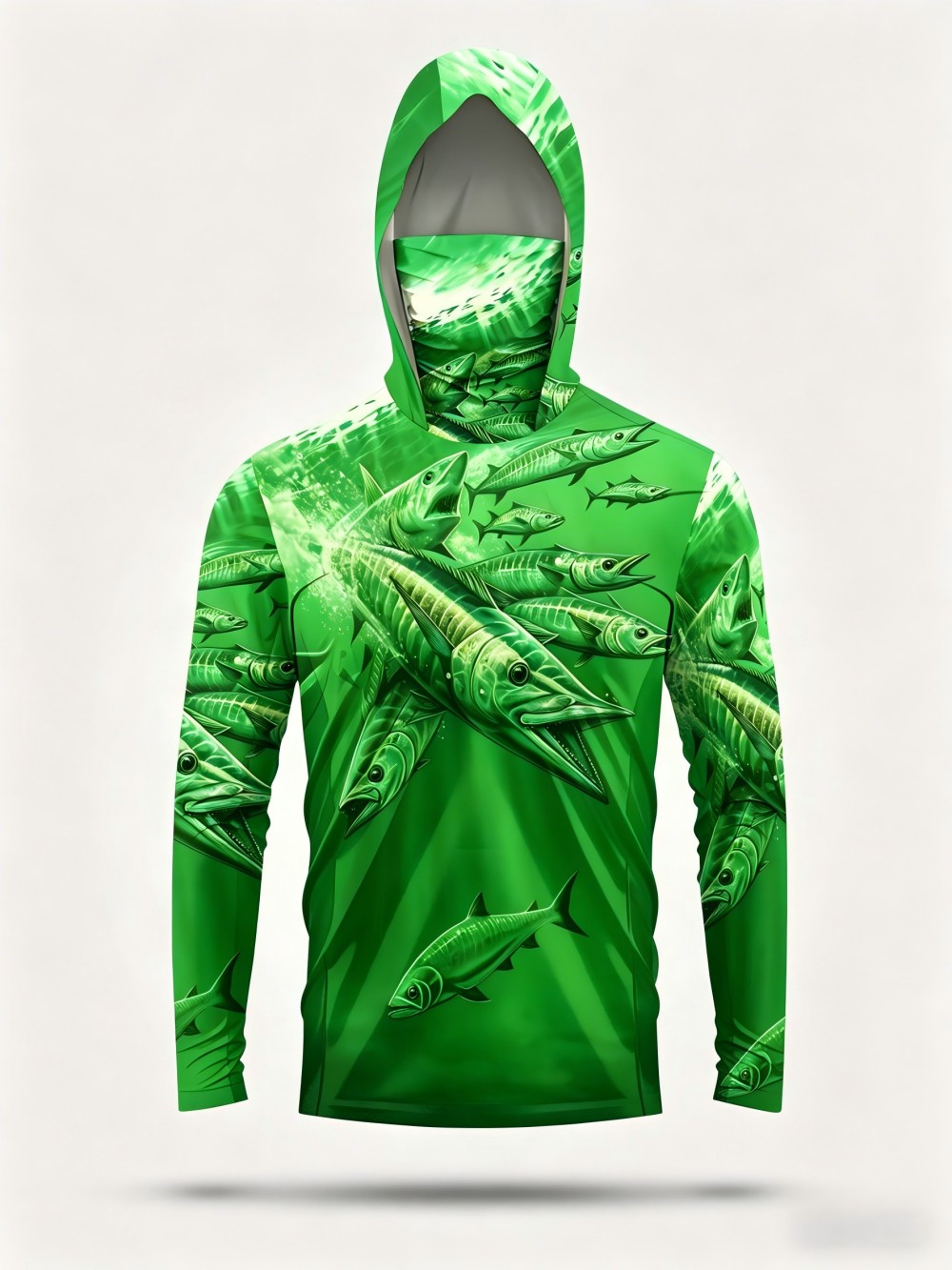 Baju Pancing Pria Motif Ikan u - Mens Fashion Casual ulasan dan harga