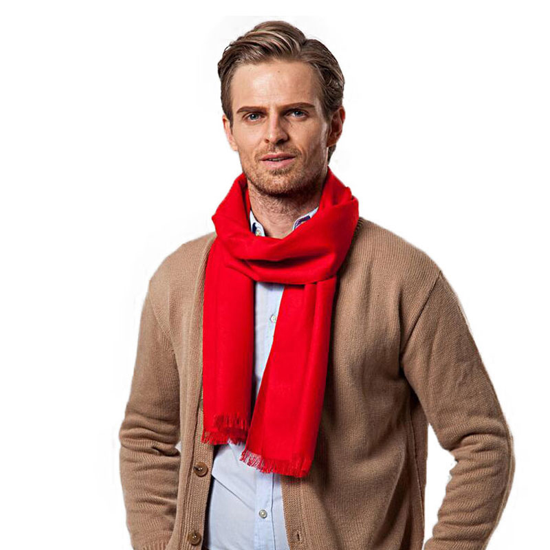 Syal pria warna polos, syal me - Men Scarf Wool ulasan dan harga