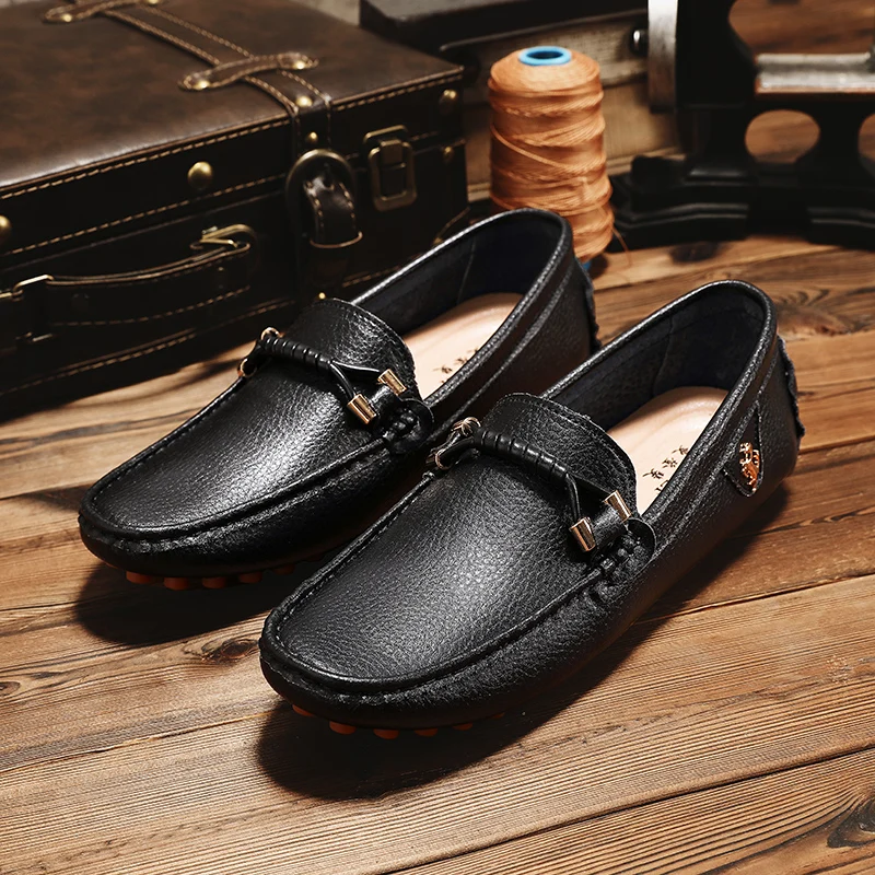 Sepatu Kulit Ukuran Besar 37-4 - Men'S Fashion Loafers Shoes ulasan dan harga