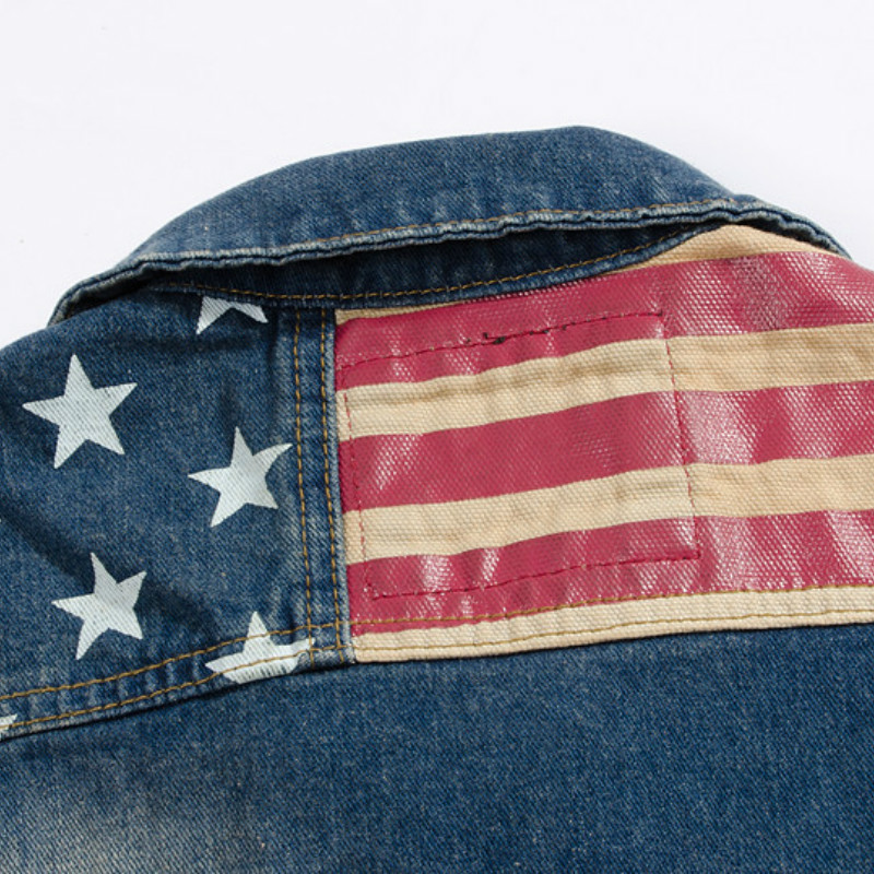 Rompi Denim Pria dengan Desain - Mens Fashion Denim Jacket ulasan dan harga