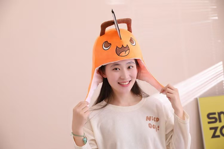 Topi Kepala Boneka Cosplay Ani - Men'S Fashion With Hat ulasan dan harga