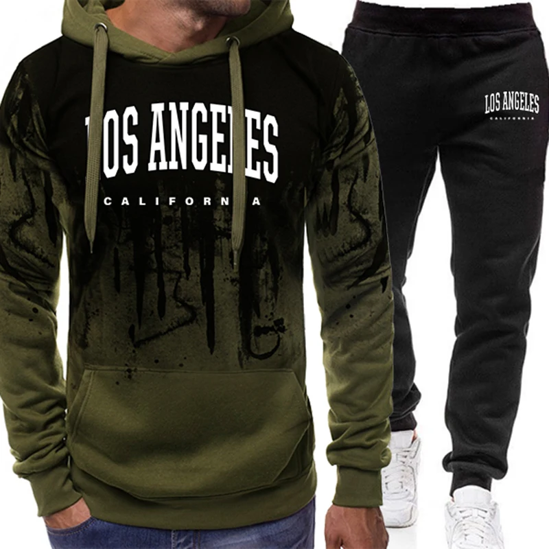 Setelan Olahraga Pria Motif Ce - Men'S Fashion Hoodie ulasan dan harga