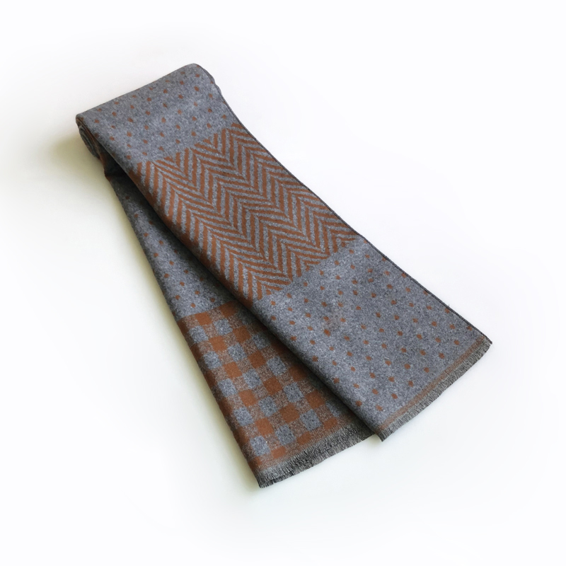 Fashion kasual desain syal ker - Men Scarf Wool ulasan dan harga