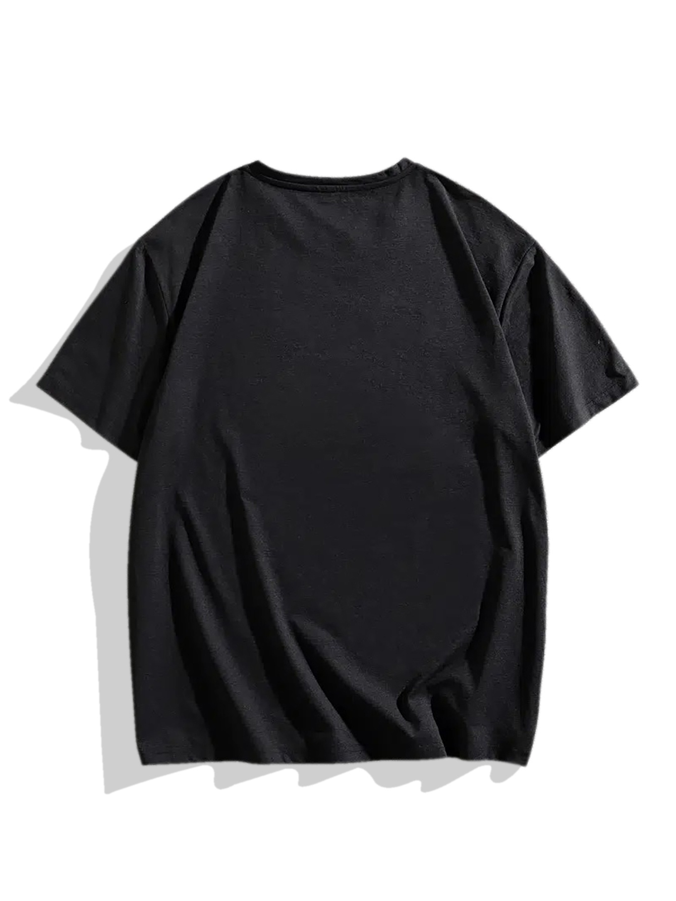 Kaus Hitam Katun Pria Kaus Len - Men'S Fashion From The 80S ulasan dan harga