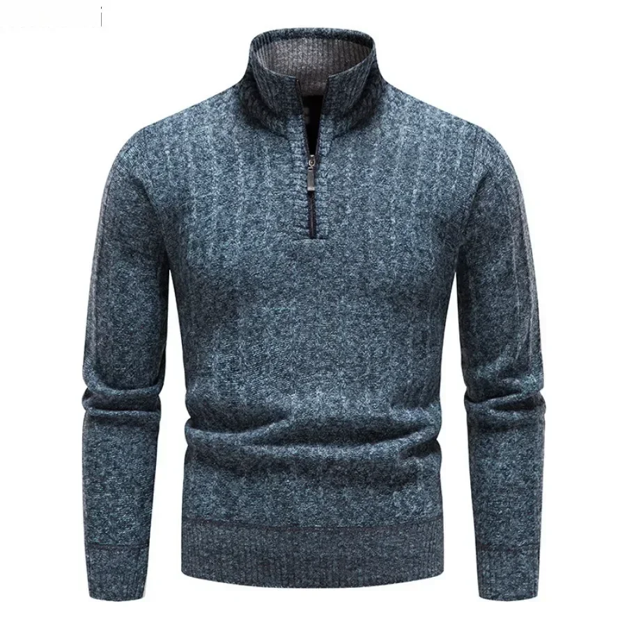 Sweater Pria Baru, Hangat, Mod - Men'S Fashion Zip Sweater ulasan dan harga