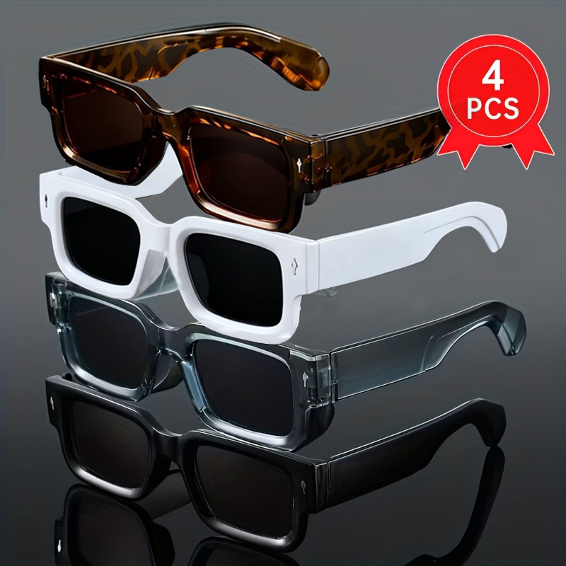 4-Pack Kacamata Hitam Full-Fra - Men Fashion Photography ulasan dan harga