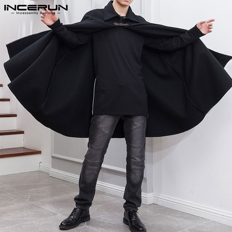 Mantel jubah pria mode, mantel - Mens Fashion Poncho ulasan dan harga