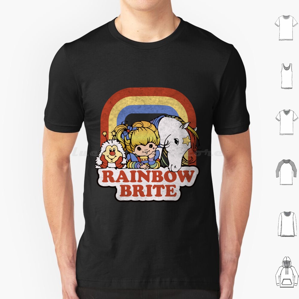 Kaus Rainbow Brite Kaus Katun  - Men'S Fashion From The 80S ulasan dan harga