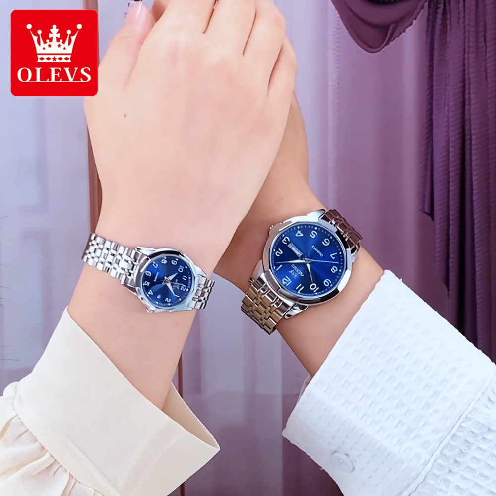 OLEVS Jam Tangan Pria Jam Tang - Mens Fashion In 1920 ulasan dan harga