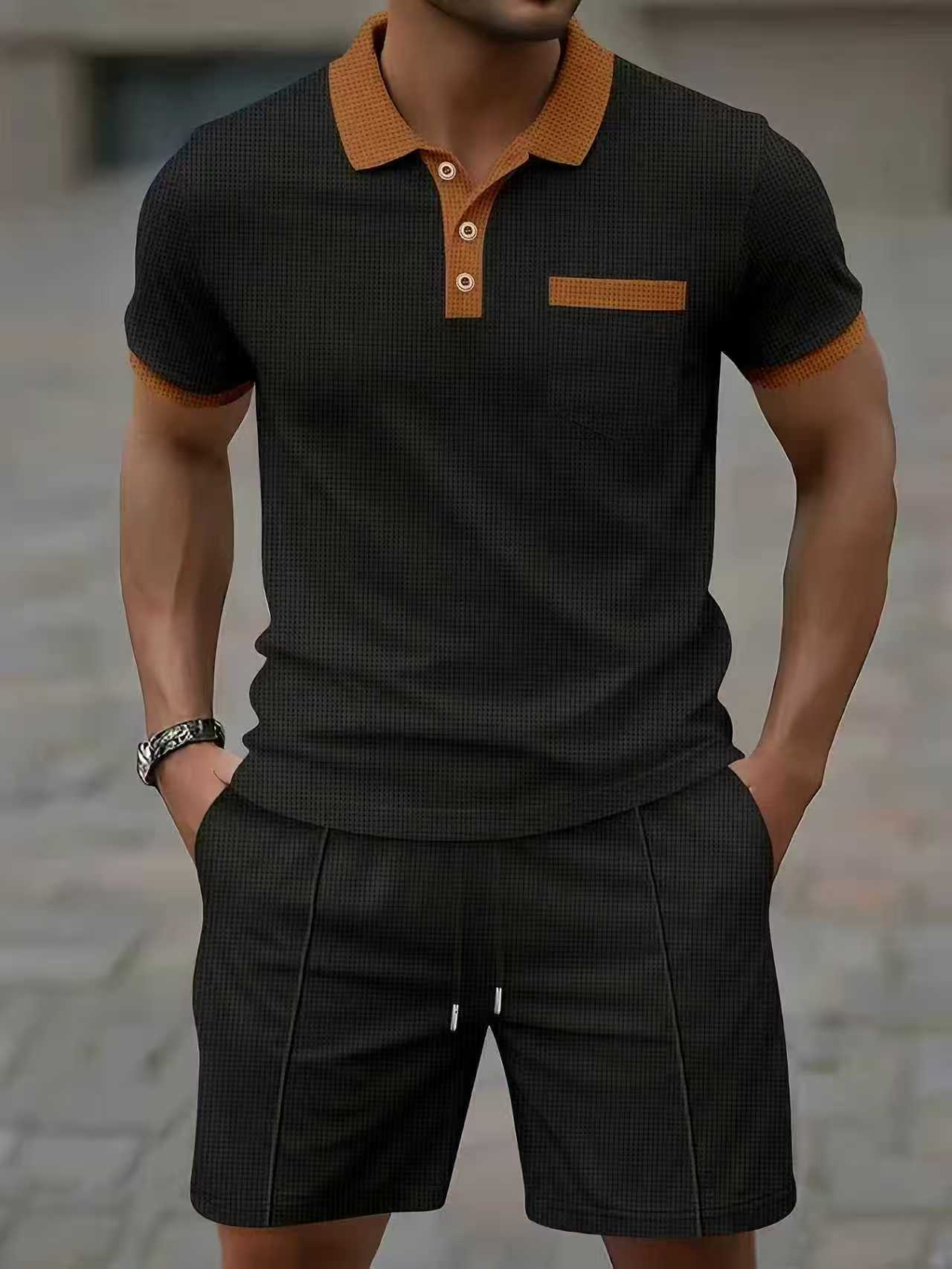 Setelan kaos polo lengan pende - Quality Men'S Fashion ulasan dan harga