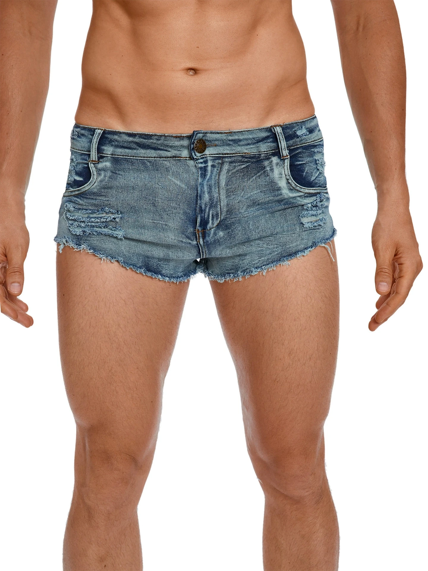 Celana Pendek Jeans Pinggang R - Skinny Jeans Ripped ulasan dan harga