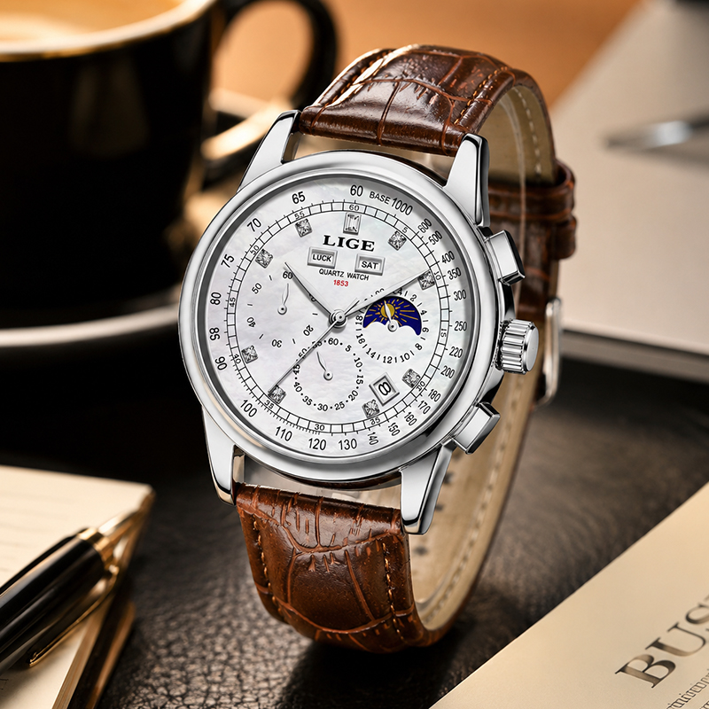Jam Tangan LIGE Baru 2026 deng - Men'S Fashion Week 2026 ulasan dan harga