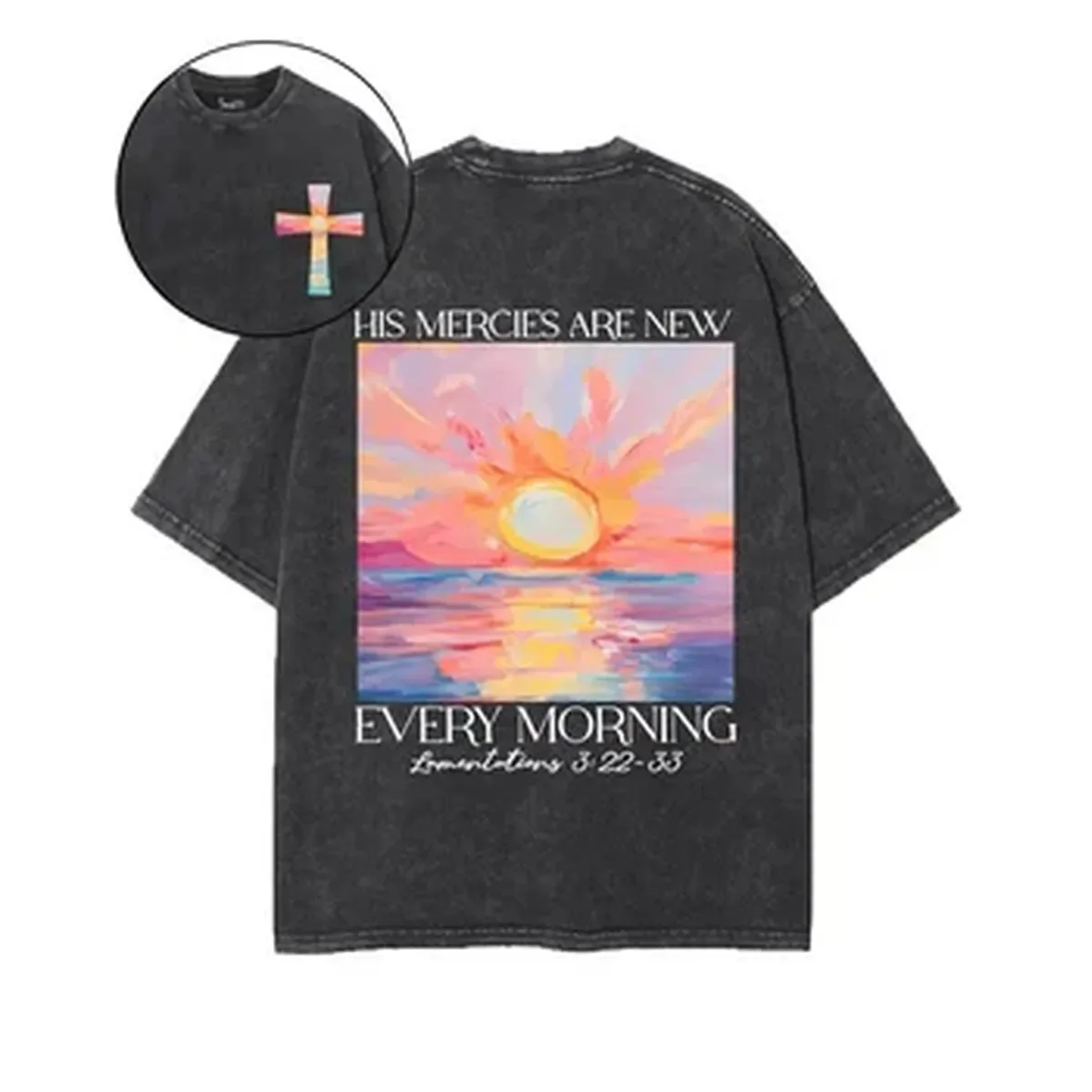 Kaos T-shirt Estetika Seni Gra - Graphic Tee Oversized ulasan dan harga