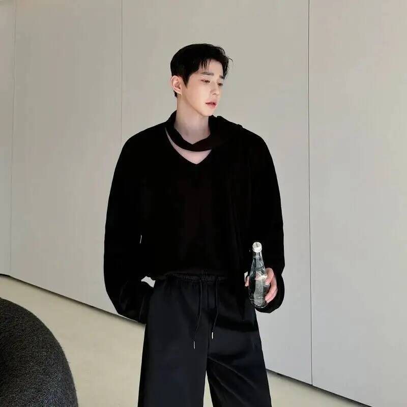 V Avant-Garde Hoodie Kerah Pri - Men Scarf Wool ulasan dan harga
