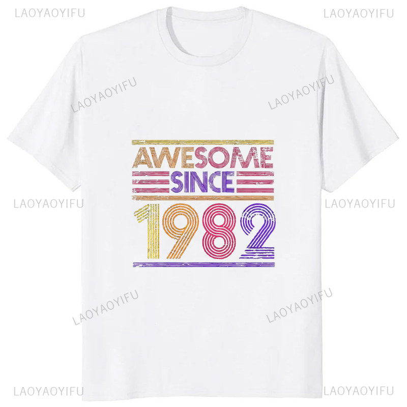 Kaus cetak Vintage 1982 edisi  - Men'S Fashion From The 80S ulasan dan harga