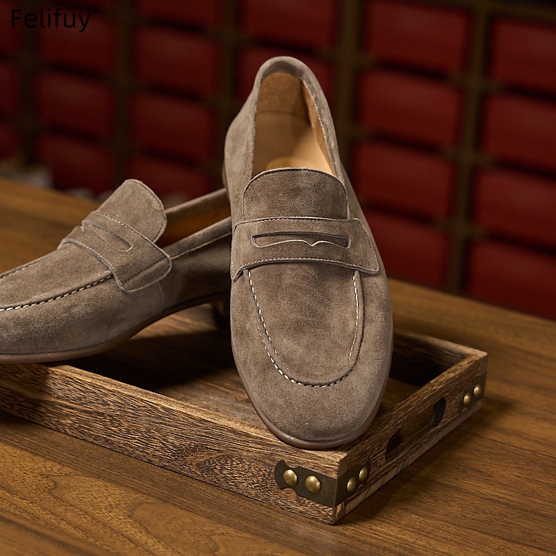 Sepatu Loafer Kasual Ringan da - Mens Fashion Dress Shoes ulasan dan harga