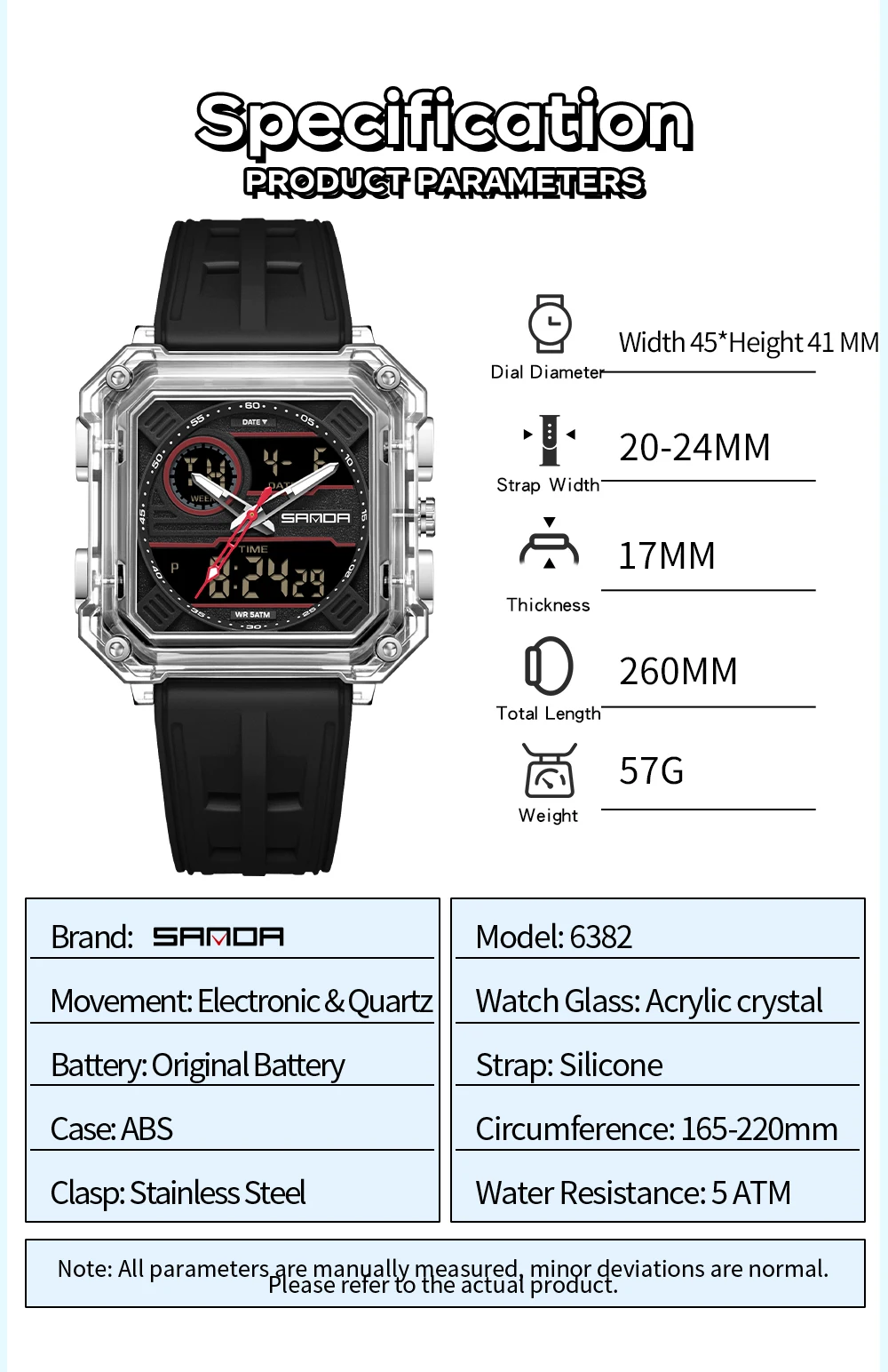 SANDA 2026 Jam Tangan Kuarsa A - Men'S Fashion Week 2026 ulasan dan harga